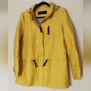 Zara basic S yellow mustard long coat